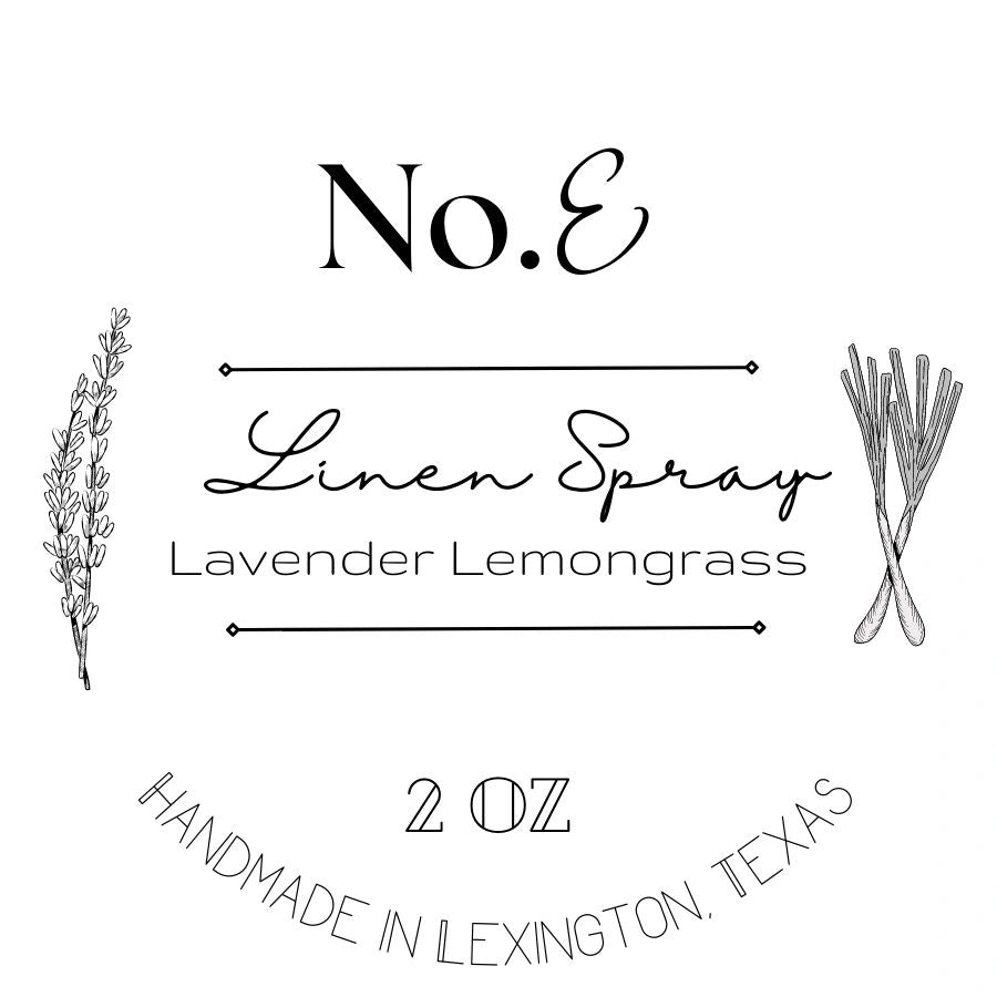 Natural Lavender Lemongrass Linen Spray