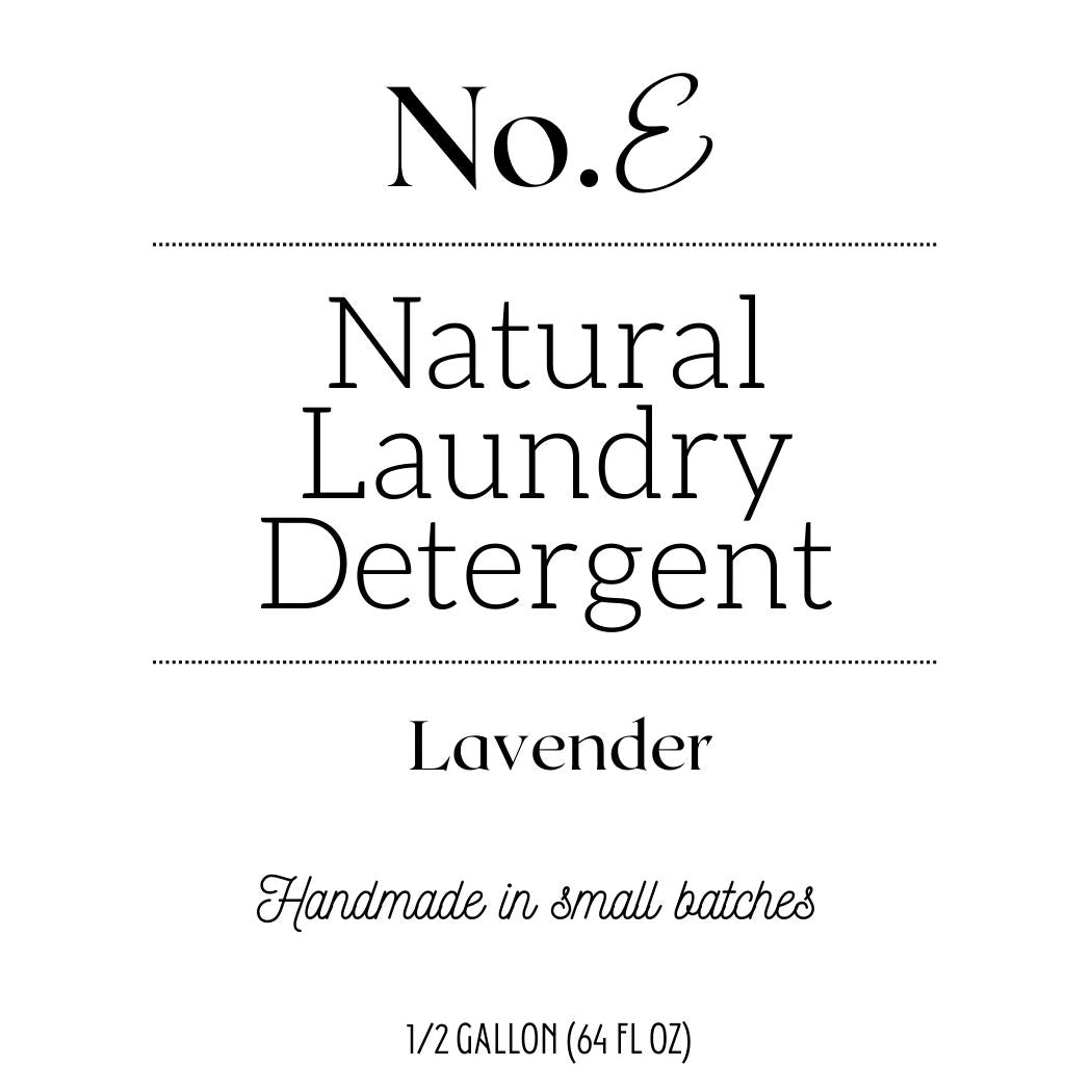 All-Natural Laundry Detergent 1/2 gallon ~Lavender